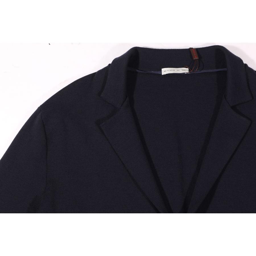 ETRO（エトロ） ニットジャケット 132 U1408 395810 20003 ネイビー M 【W33828】の画像