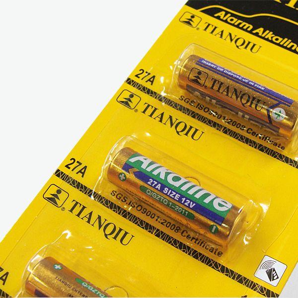 12V-27A 10個入り (2シート) アルカリ乾電池 アルカリ 乾電池 12V 27A TIANQIU A27 G27A PG27A MN27 CA22 L828 EL812互換|utsunomiyahonpo|02