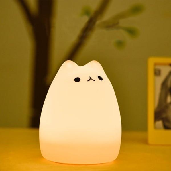 DENKO HOME（電光ホーム） 間接照明 インテリアライト 充電式 ねこ 猫