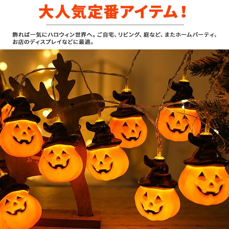 DENKO HOME（電光ホーム） ハロウィン 飾り 電飾 かぼちゃ ライト 電池