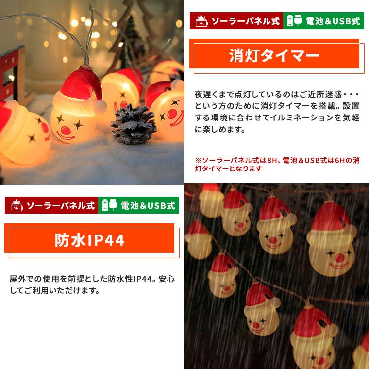 DENKO HOME（電光ホーム） クリスマス飾り 電飾 ピエロ スノーマン