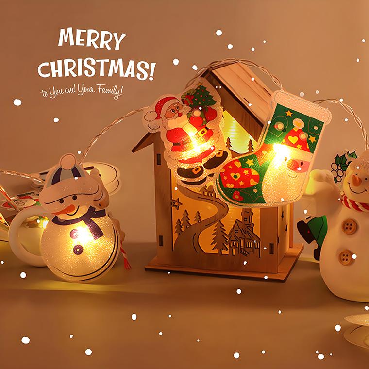 トロイマーケロタン電球デコレーションライト　クリスマス 電球型 スノーツリー イルミネーションライト パーティー かわいい