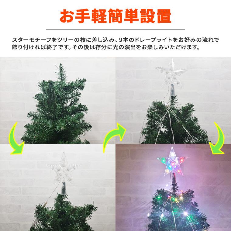 DENKO HOME（電光ホーム） LED ドレープライト マルチカラー リモコン