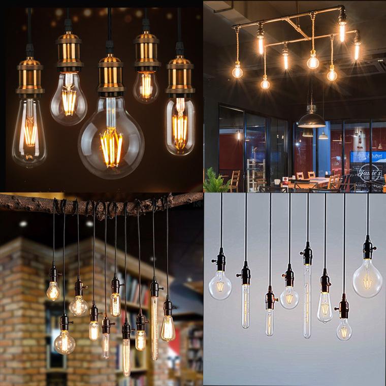 DENKO HOME（電光ホーム） エジソン電球 T45 エジソンバルブ