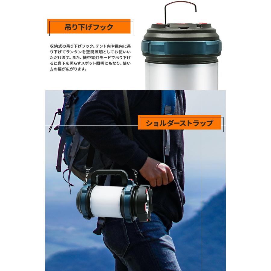 LED 強力 多機能 ランタン 懐中電灯 700lm usb 充電式 防水 ライト