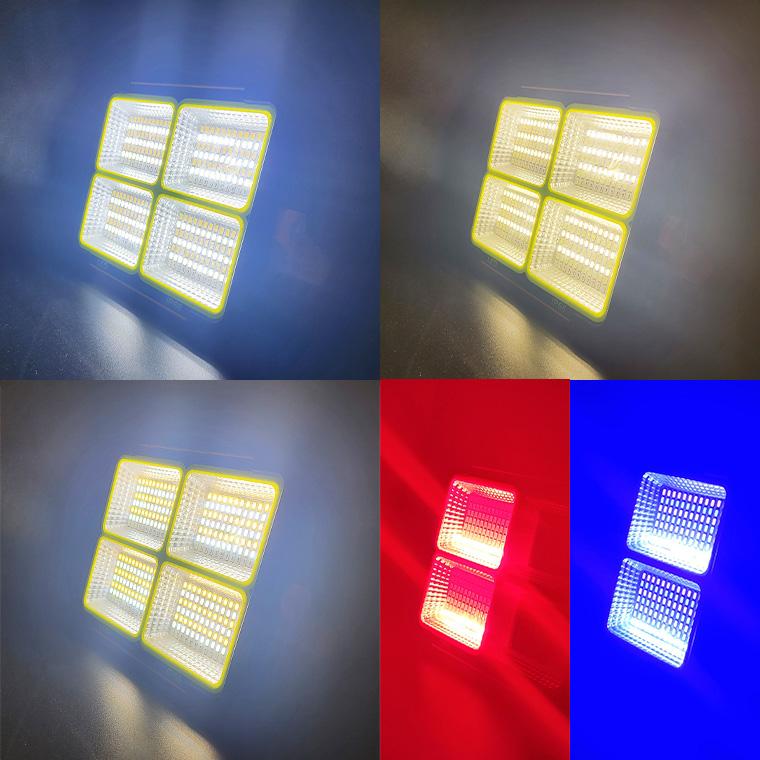 DENKO HOME（電光ホーム） LED 投光器 作業灯 ソーラーライト 防災