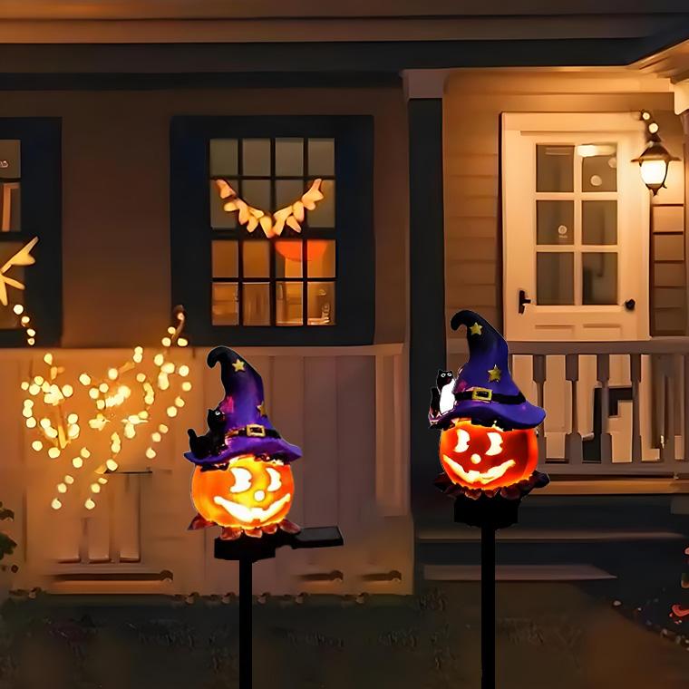 DENKO HOME（電光ホーム） ハロウィン 飾り ソーラーライト カボチャ
