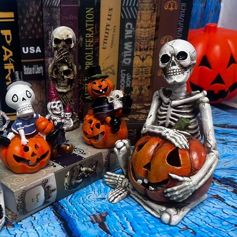 DENKO HOME（電光ホーム） ハロウィン 飾り骸骨 ドクロ カボチャ