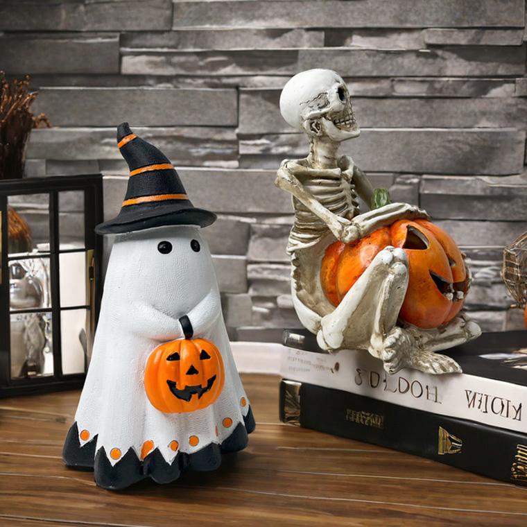 DENKO HOME（電光ホーム） ハロウィン 飾り骸骨 ドクロ カボチャ