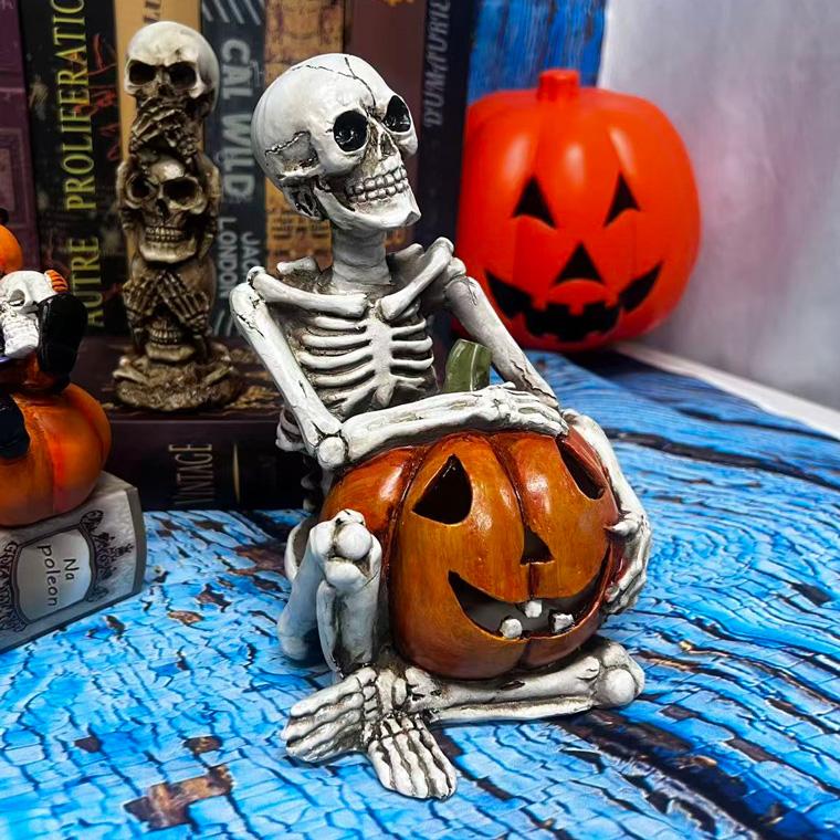 DENKO HOME（電光ホーム） ハロウィン 飾り骸骨 ドクロ カボチャ