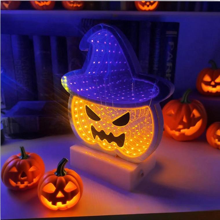 DENKO HOME（電光ホーム） ハロウィン LED 無限 ミラーライト