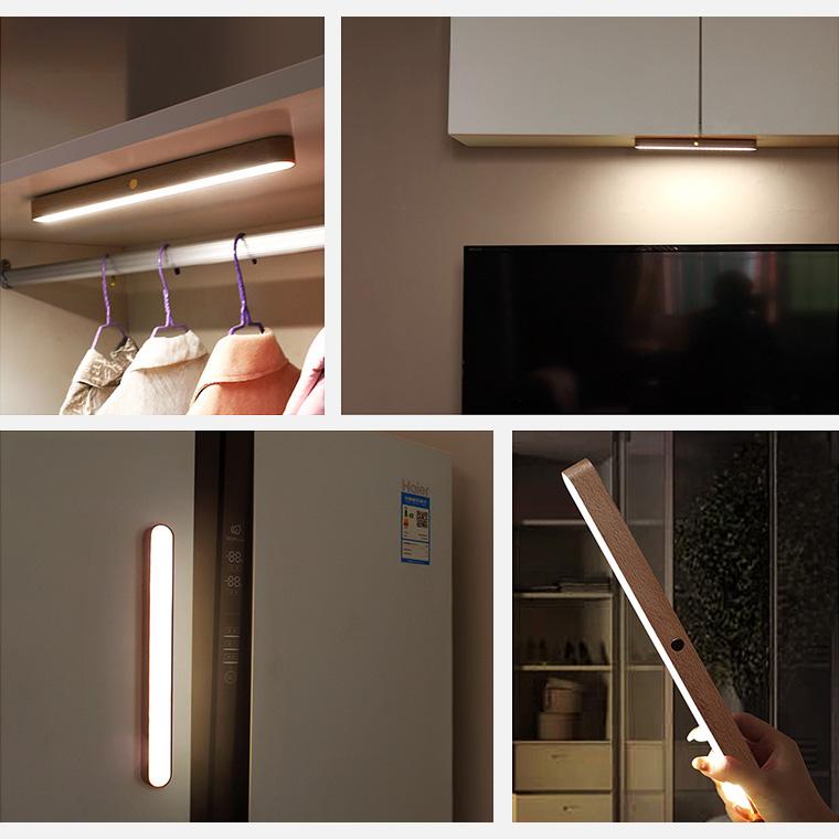 DENKO HOME（電光ホーム） ウォールライト ベッドサイドランプ 天然木