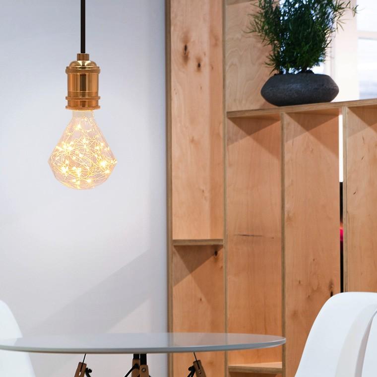 DENKO HOME ペンダントライト 1灯 アンティーク ジュエリー