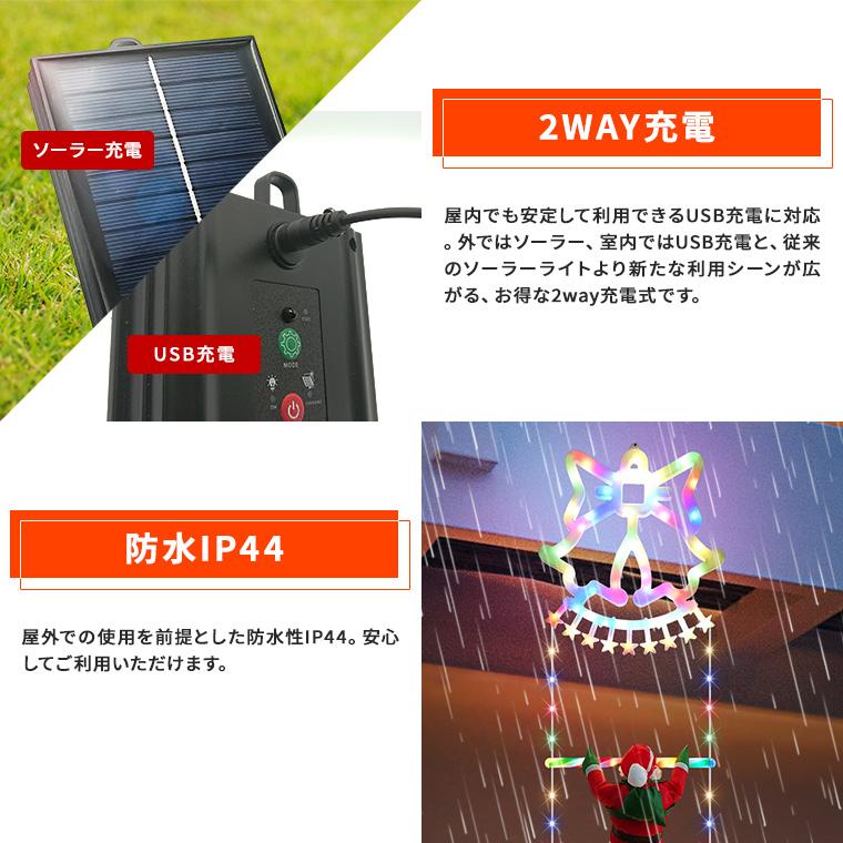 LEDサンタ装飾セット（リモコン付き） ill-ladder02-10.jpg