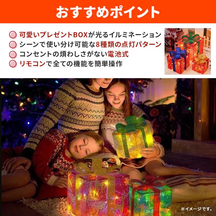 DENKO HOME（電光ホーム） イルミネーション プレゼント ボックス LED
