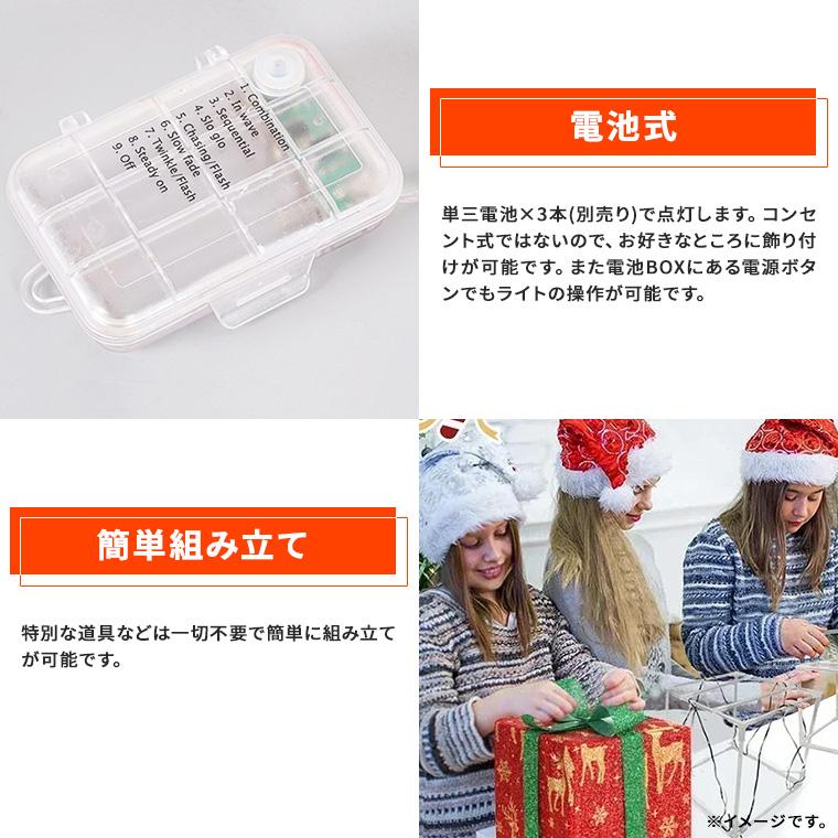 DENKO HOME（電光ホーム） イルミネーション プレゼント ボックス LED