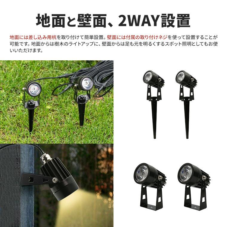 DENKO HOME（電光ホーム） ソーラー ガーデンライト スポットライト 4