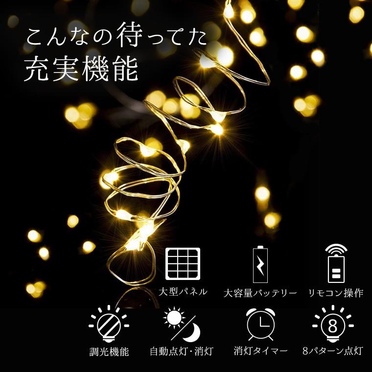 DENKO HOME（電光ホーム） イルミネーションライト ソーラー 屋外 LED 