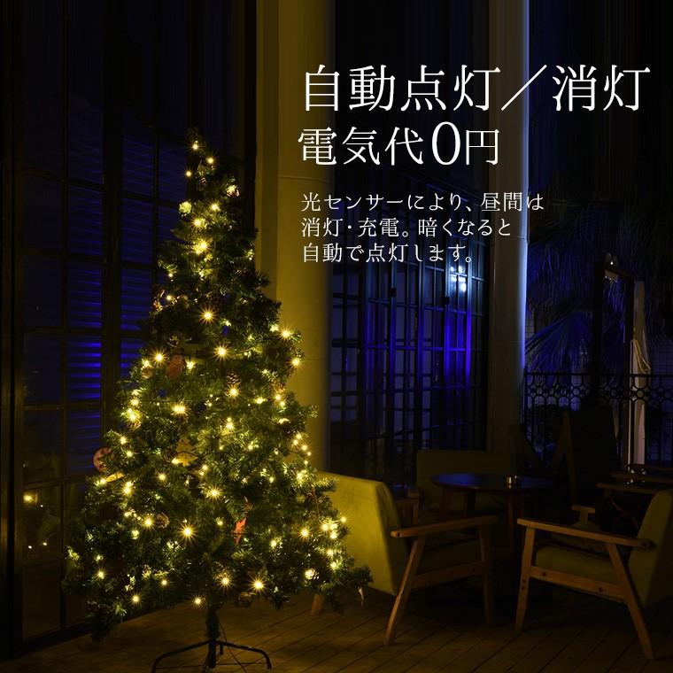 DENKO HOME（電光ホーム） イルミネーションライト ソーラー 屋外 LED