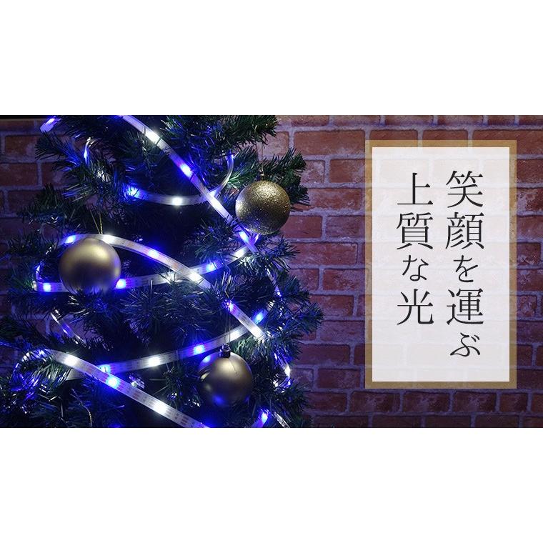 イルミネーションライト ソーラー 屋外 LED テープライト 100球 イルミネーションライト ソーラー 屋外 LED テープライト 100球