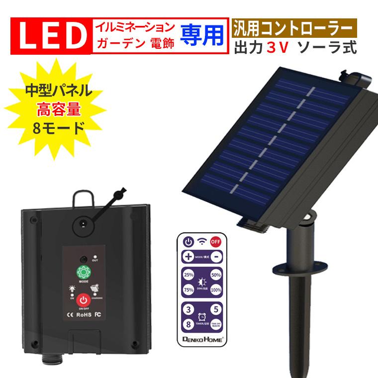 DENKO HOME（電光ホーム） ソーラーパネルキット 3V用 中型パネル