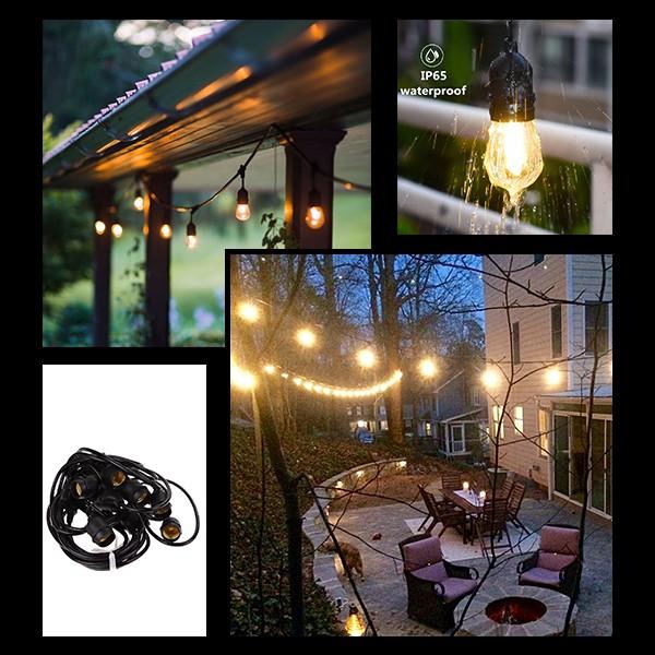 DENKO HOME（電光ホーム） LED ストリングライト ガーデンライト 屋外