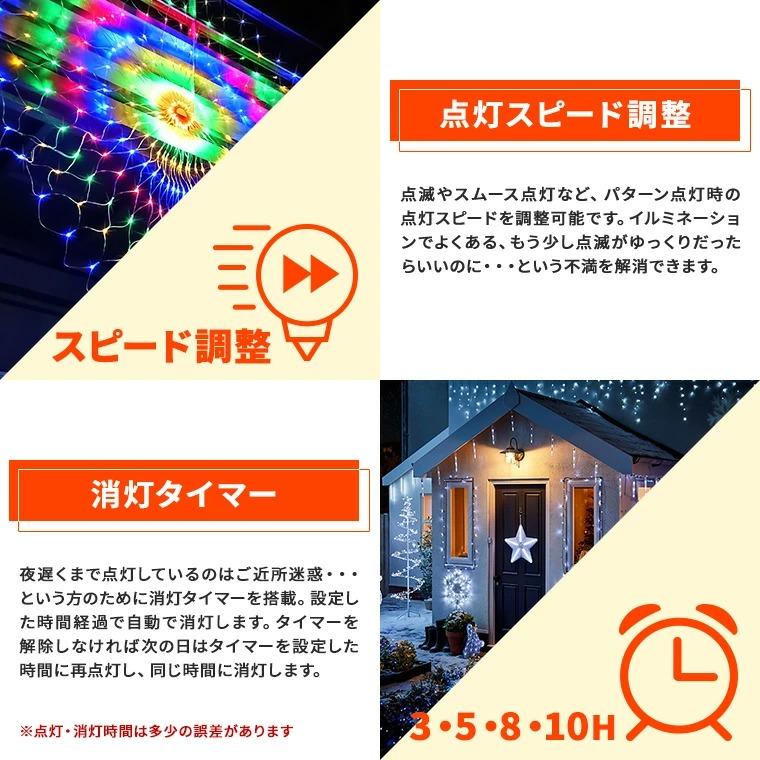 DENKO HOME（電光ホーム） イルミネーション 屋外用 ネットライト 円形