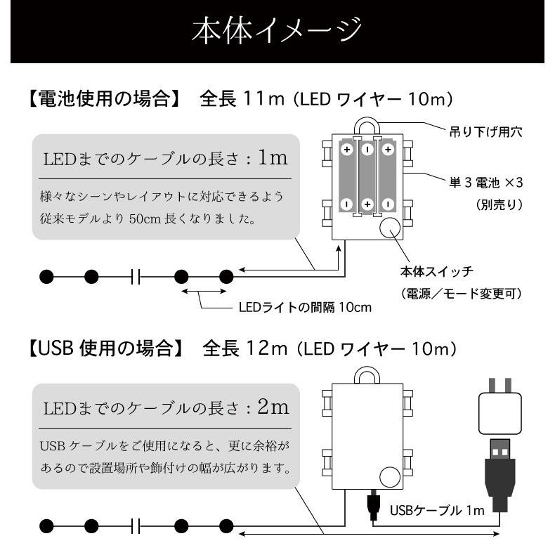 DENKO HOME（電光ホーム） ジュエリーライト フェアリーライト LED