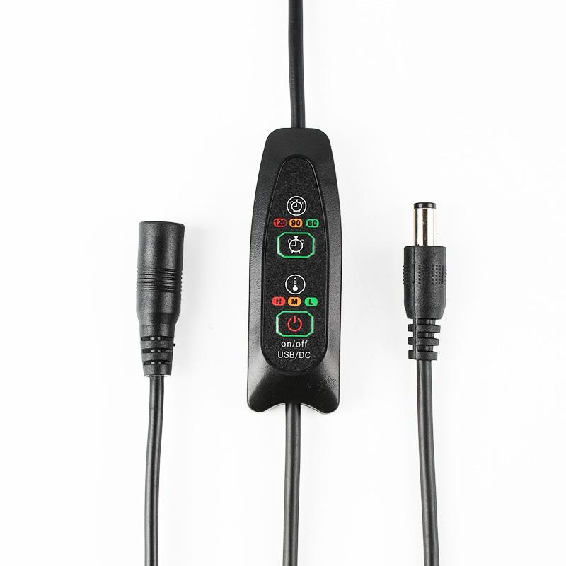 DC電源制御スイッチ タイマー スピード 温度調整機能付き 延長コード