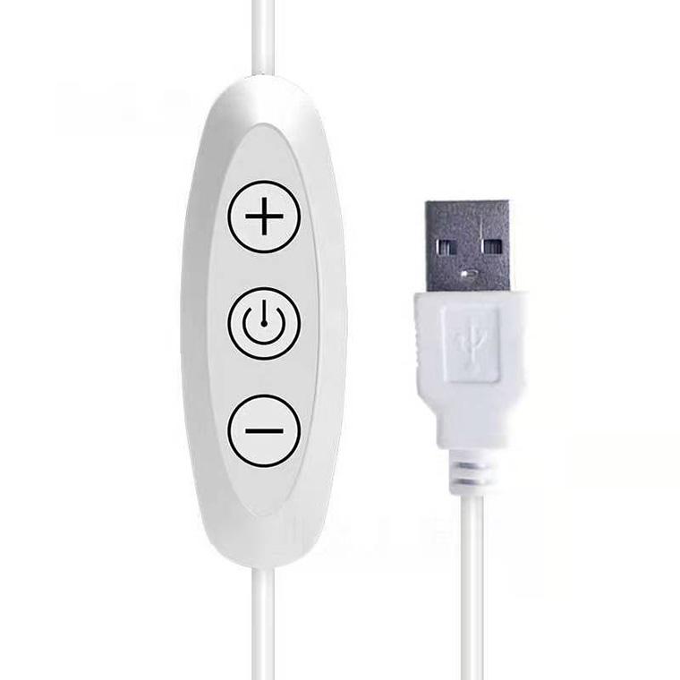 DENKO HOME（電光ホーム） 調光スイッチ付き USB電源コード 1.5m 3-12V
