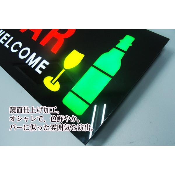 看板 イラスト Led サインボード Bar Welcome 233 433 店舗 Open 営業中 Kksign160 電光ホーム 通販 Yahoo ショッピング