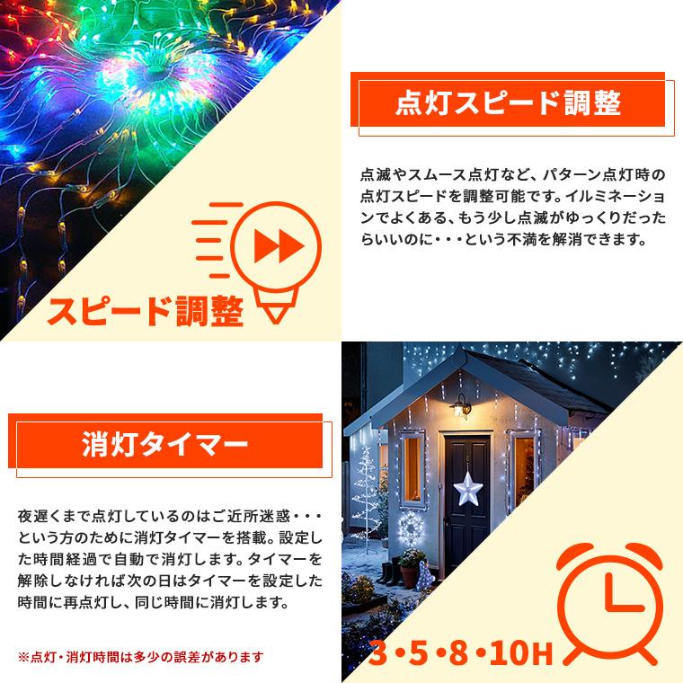 DENKO HOME（電光ホーム） イルミネーション ライト LED 屋外 ネット