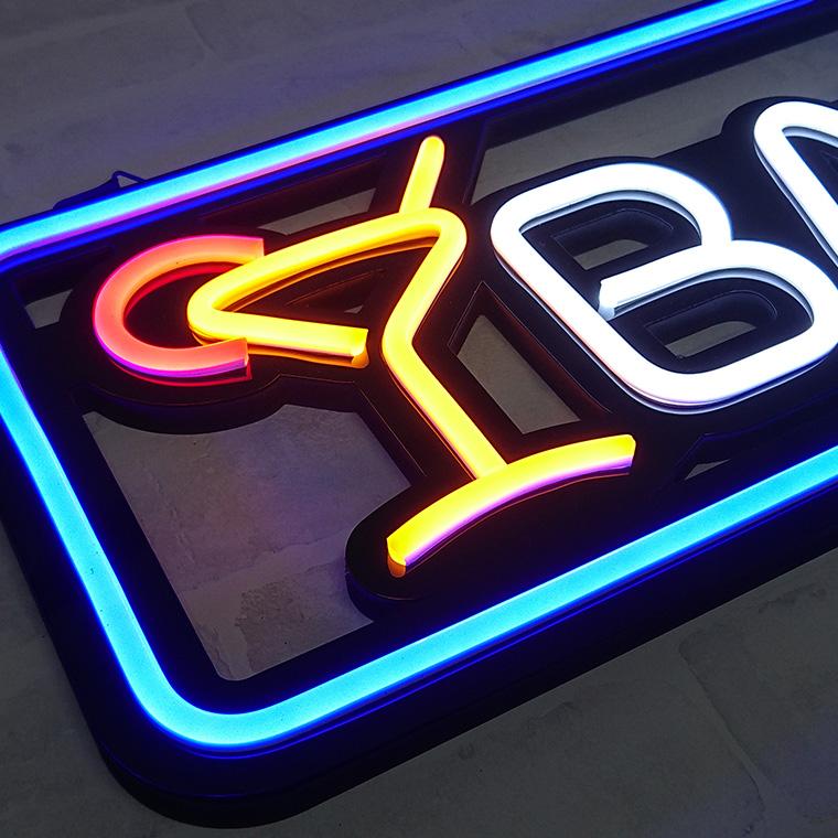 ネオンサイン 世界平和 看板 ホーム バー オーダーメイド インテリア 装飾用 ネオンサイン 世界平和 看板 ホーム バー オーダーメイド