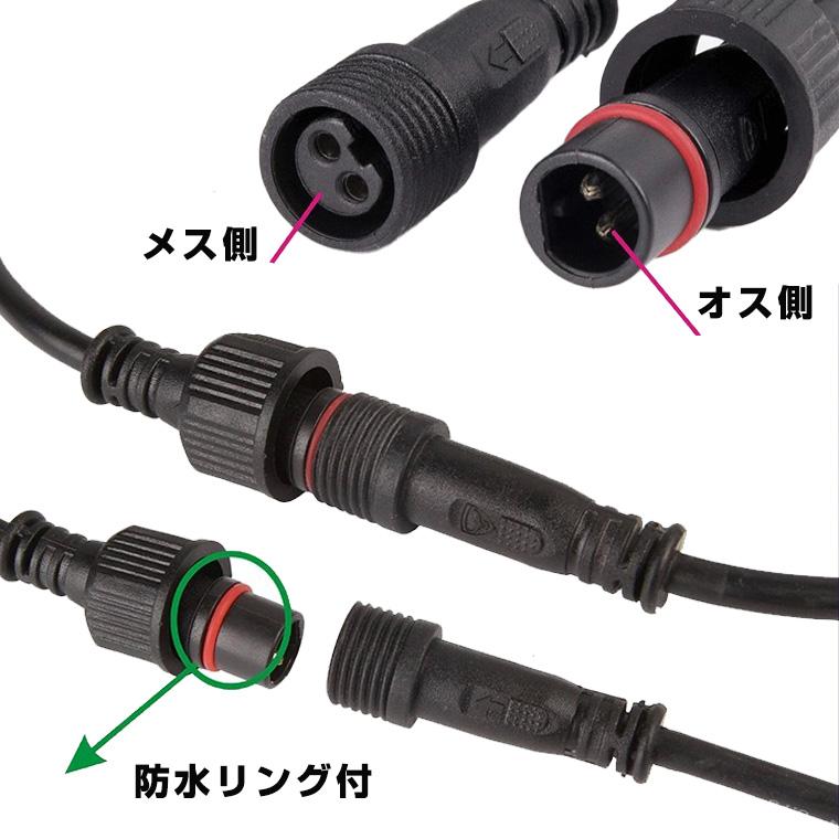 DENKO HOME（電光ホーム） 延長コード 5m 直径1.0cm 2ピン 延長