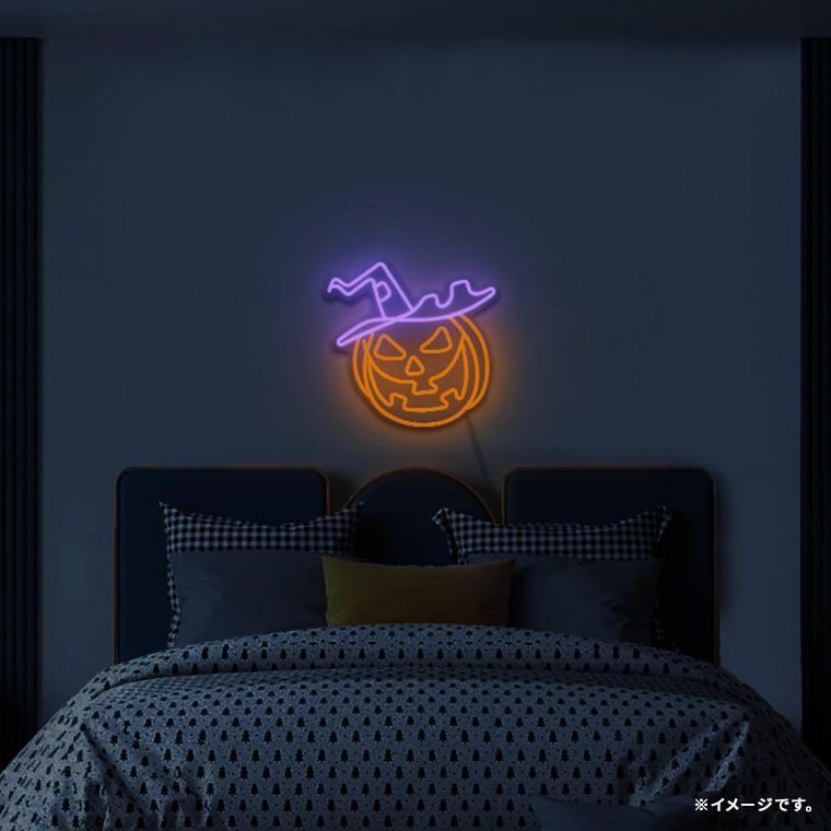 DENKO HOME（電光ホーム） LED ネオンサイン パンプキン ハロウィン