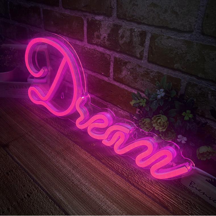 DENKO HOME（電光ホーム） LED ネオンサイン ドリーム dresm