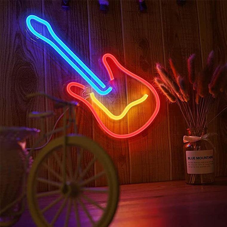 LED ネオンサイン ギター USB ネオンライト ネオン管 インテリア LED ネオンサイン ギター USB ネオンライト ネオン管 インテリア