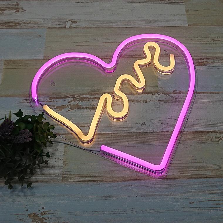 LED ネオンサイン Love USB ネオンライト ネオン管 インテリア LED ネオンサイン Love USB ネオンライト ネオン管 インテリア