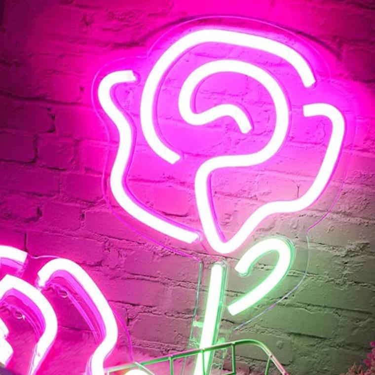 LED ネオンサイン バラ USB ネオンライト ネオン管 インテリア  
