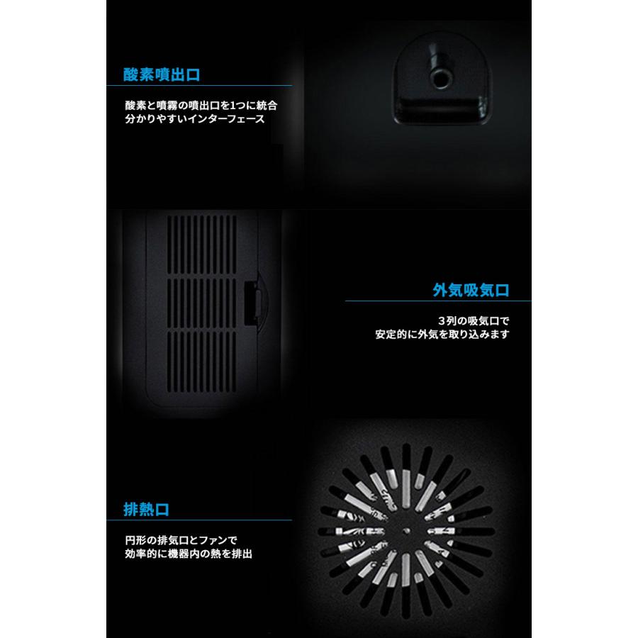 酸素発生器 酸素圧縮器 家庭用 コンパクト 軽量 静音 日本語説明書 高