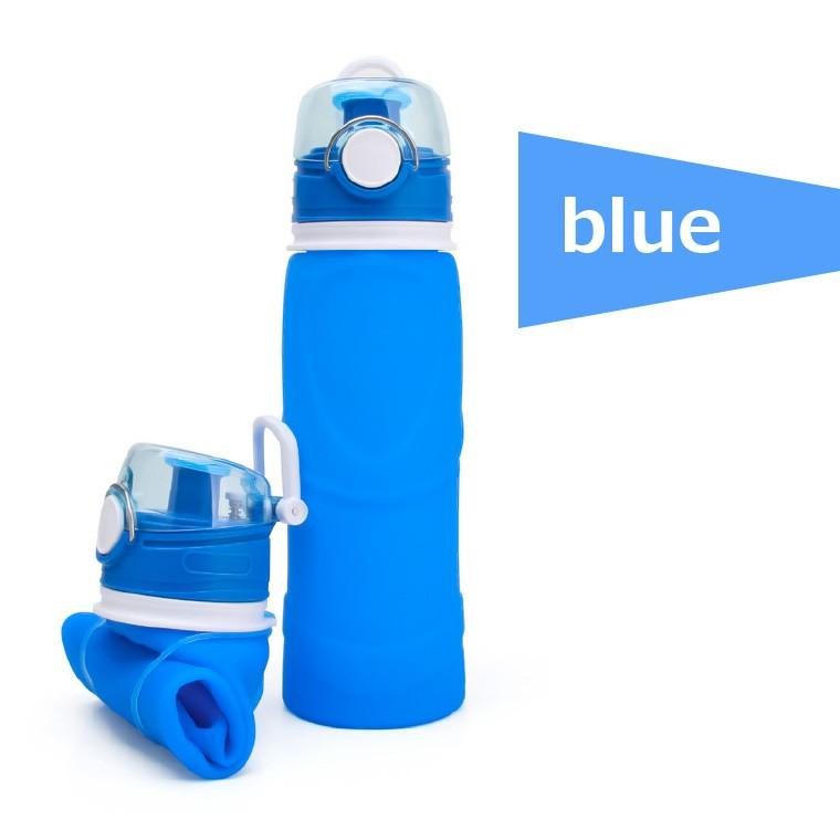 シリコン ボトル アクティブ 折りたたみ 750ml 全5色 冷凍できる