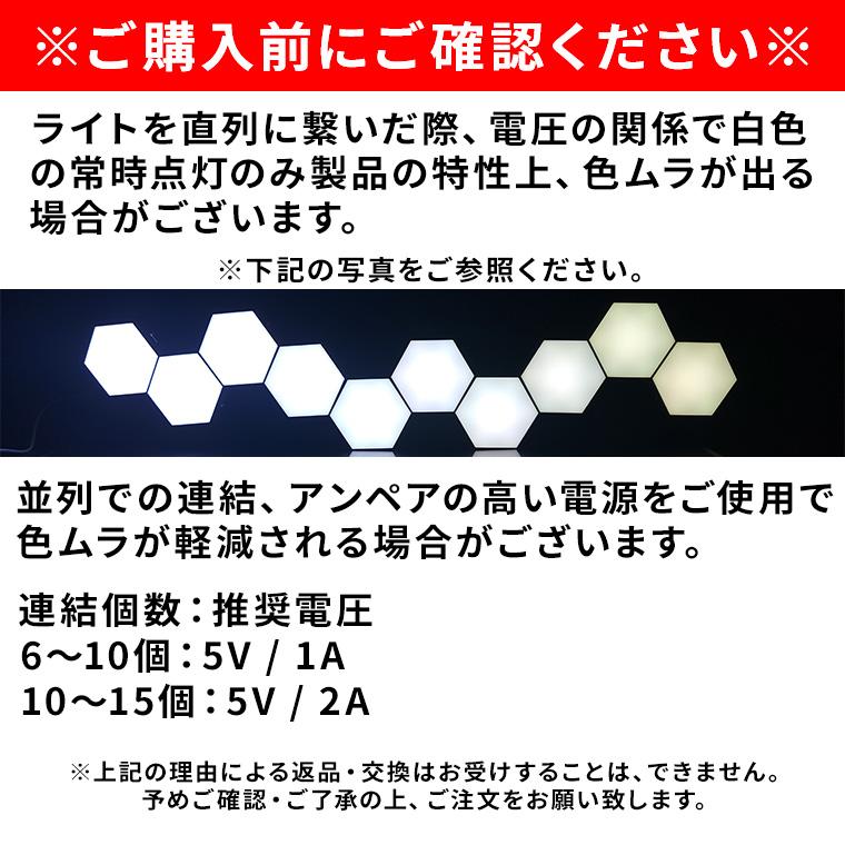 SMART イルミネーション 六角形 ウォールライト APP リモコン SMART イルミネーション 六角形 ウォールライト APP リモコン