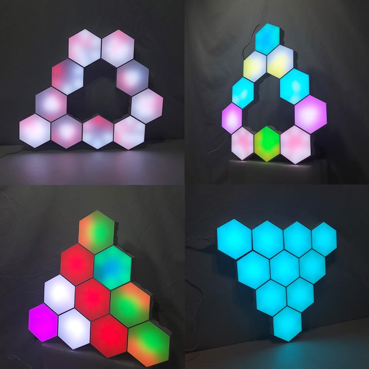 六角形☆hexagon☆雰囲気Good☆お洒落インテリア Amazon｜六角形セット、壁掛けハニカムファームハウス収納棚