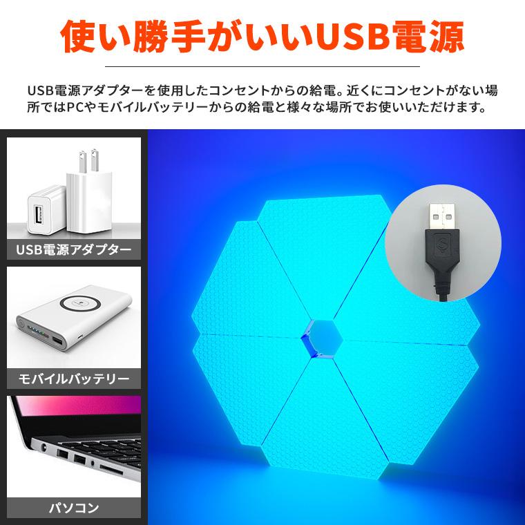 DENKO HOME（電光ホーム） SMART ゲーミングライト 三角形 ウォール