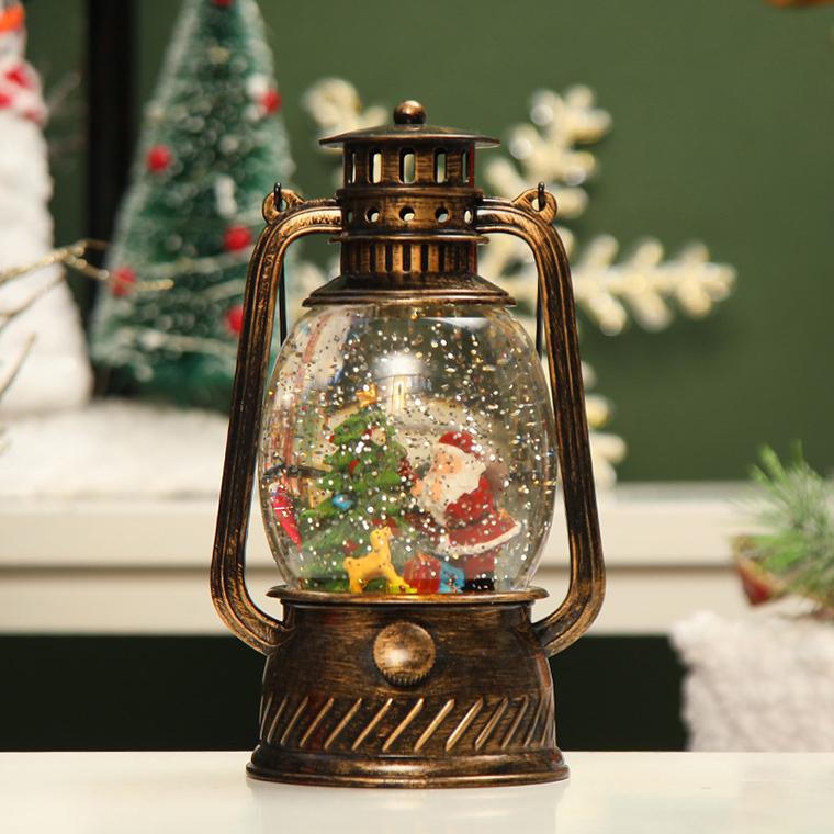 DENKO HOME スノードーム クリスマス スノーグローブ スノー