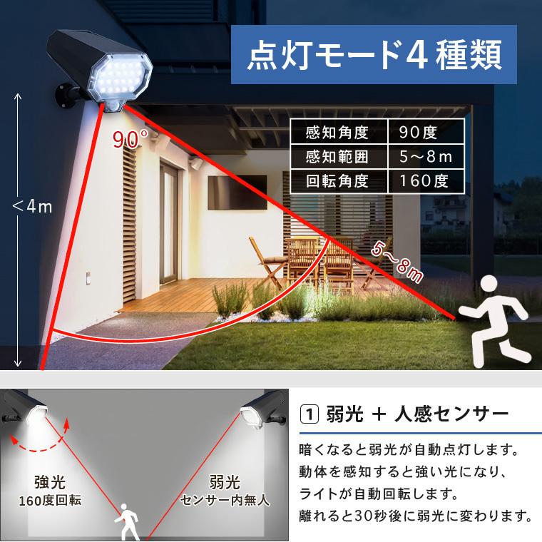 半額以下で買えるクーポン特集 センサーライト 防犯ライト 屋外 ソーラーライト 人感センサー アウトドア・エクステリアライト