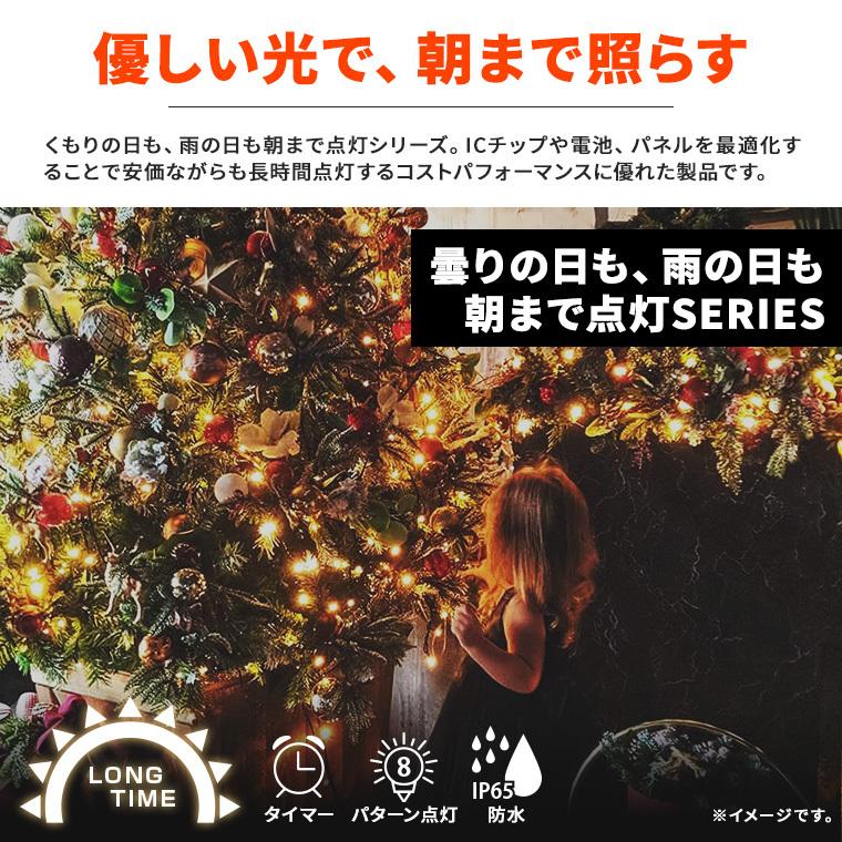DENKO HOME（電光ホーム） ソーラー イルミネーション ストレート LED