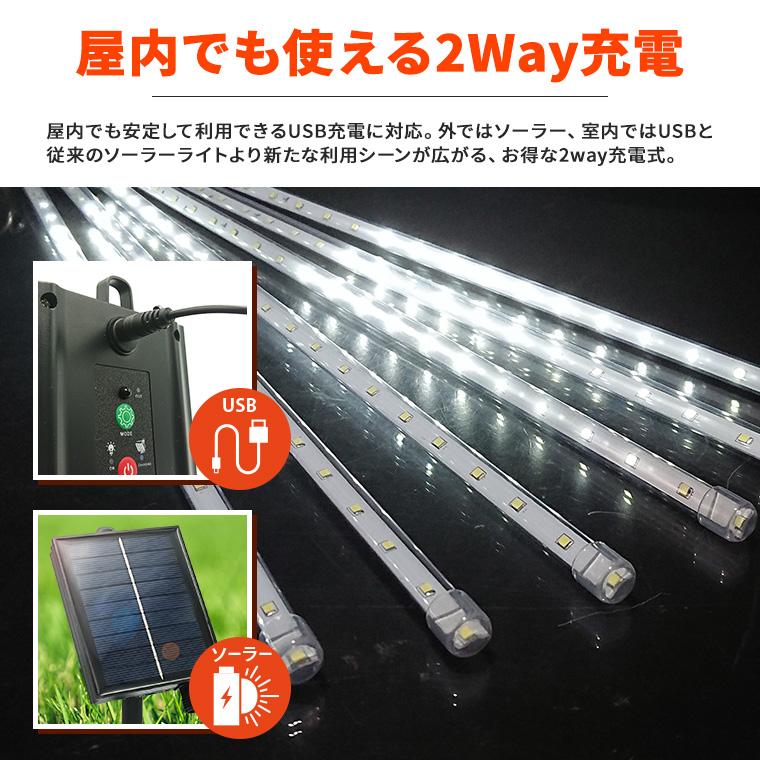 DENKO HOME（電光ホーム） ソーラー イルミネーション つらら スノー