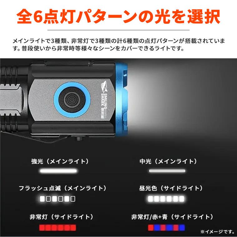 LED ハンディライト 懐中電灯 高輝度ライト 非常灯 作業灯 強力 明るい