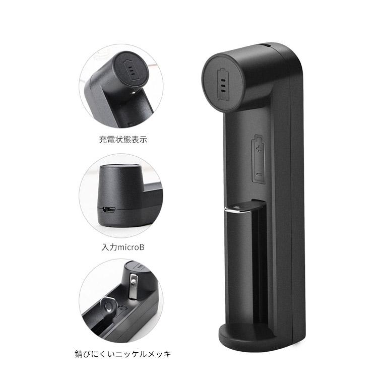 マルチ USB充電器 18650 用 充電に最適 バッテリー充電器 20700 21700
